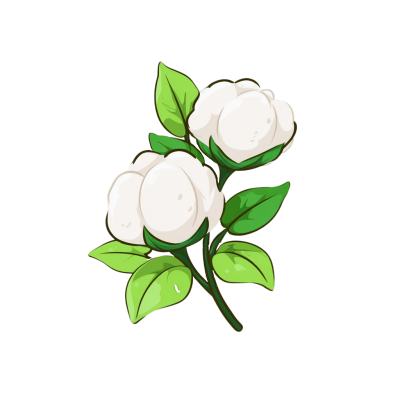 棉花创意设计元素