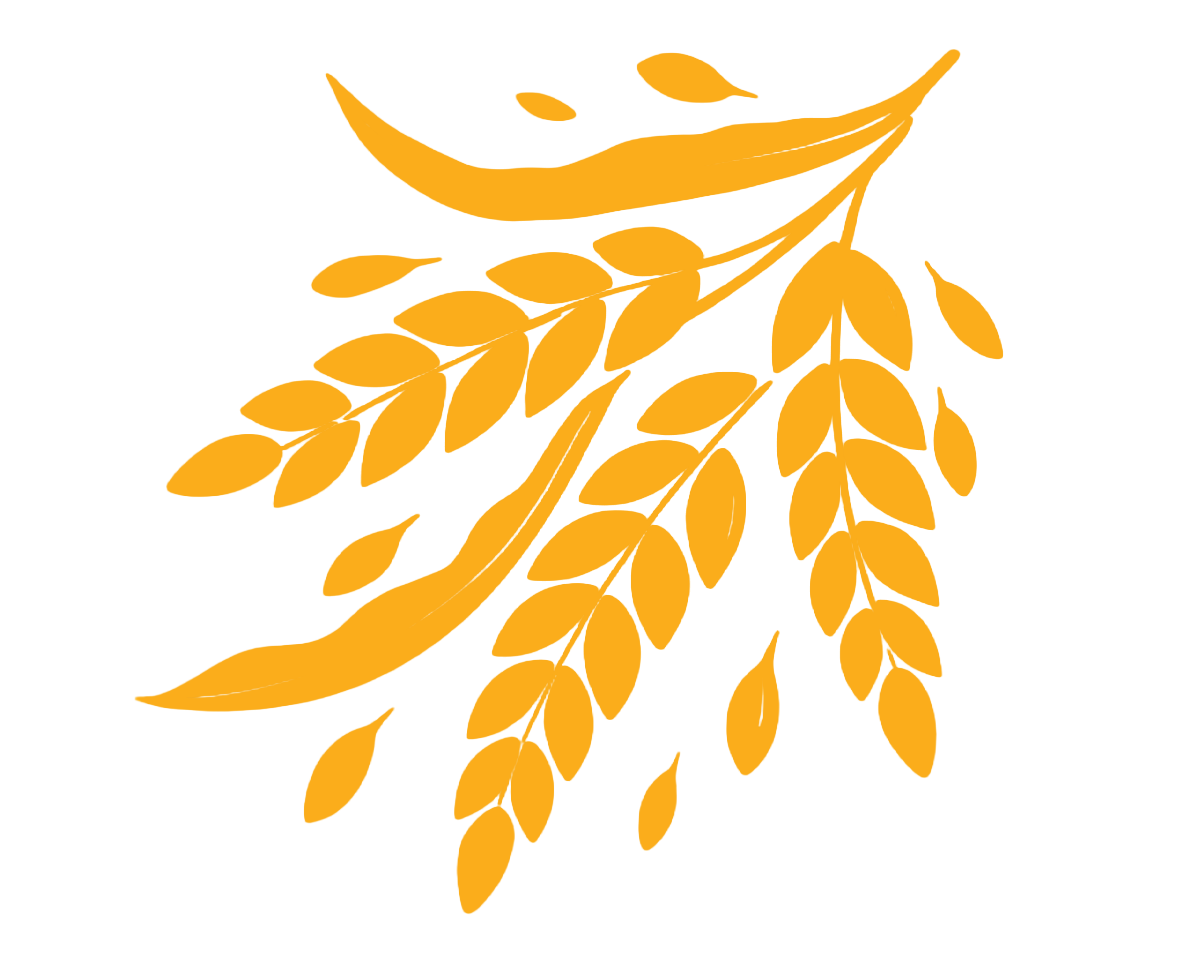 水稻秧苗LOGO图标元素