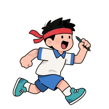 高考奋斗元素