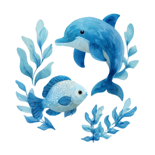 海洋海豚插图