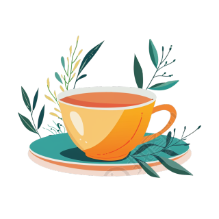 解暑凉茶插画