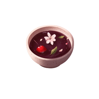 一碗酸梅汤插画