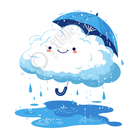 暴雨卡通素材