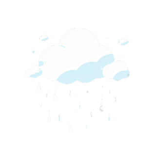 暴雨卡通插图