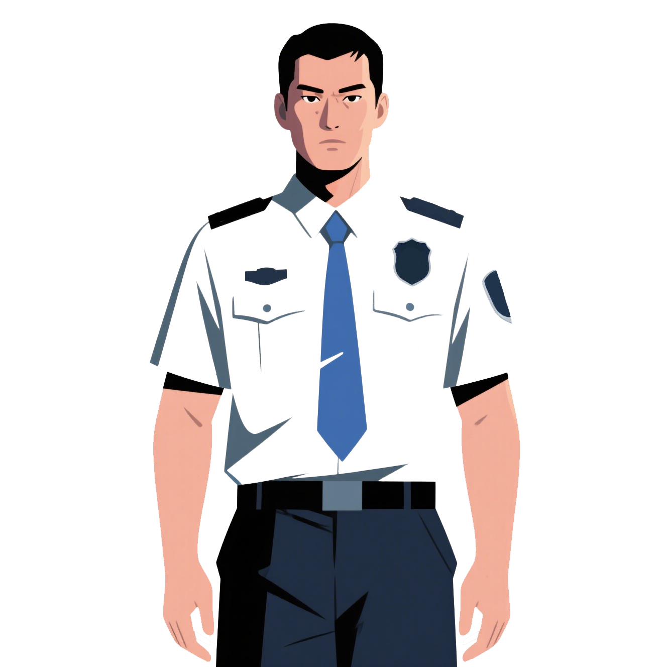 禁毒警察可商用插图