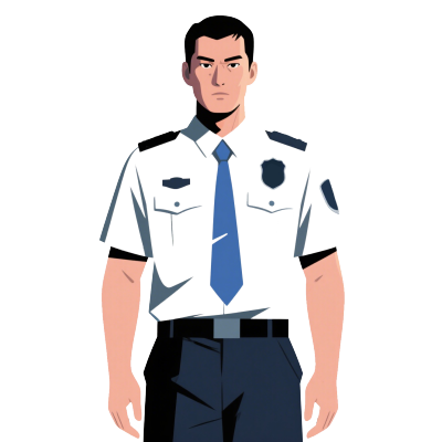 禁毒警察可商用插图
