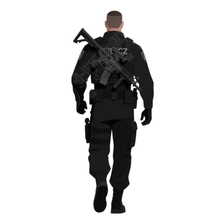 禁毒警察PNG插图