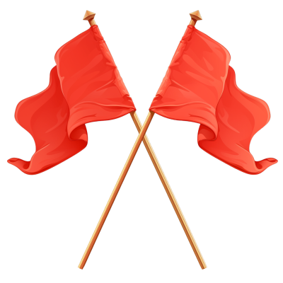 两面红旗素材