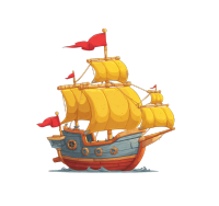 古代帆船插图