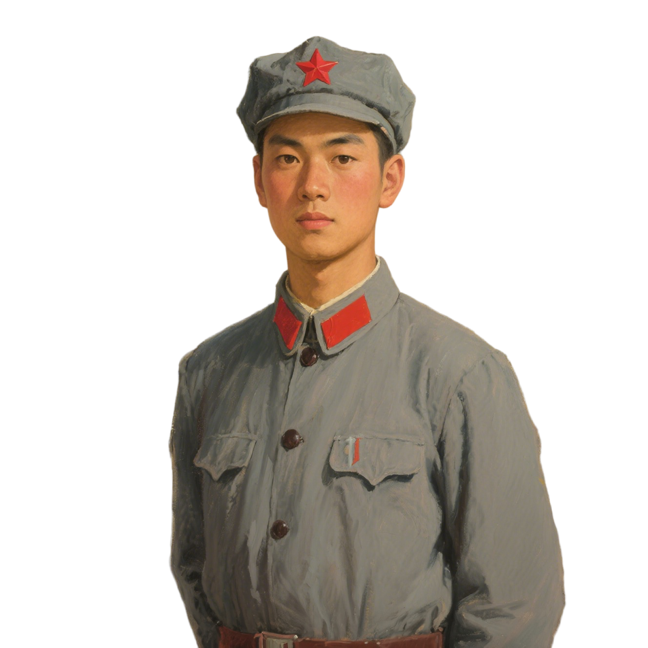红军红色主题插图
