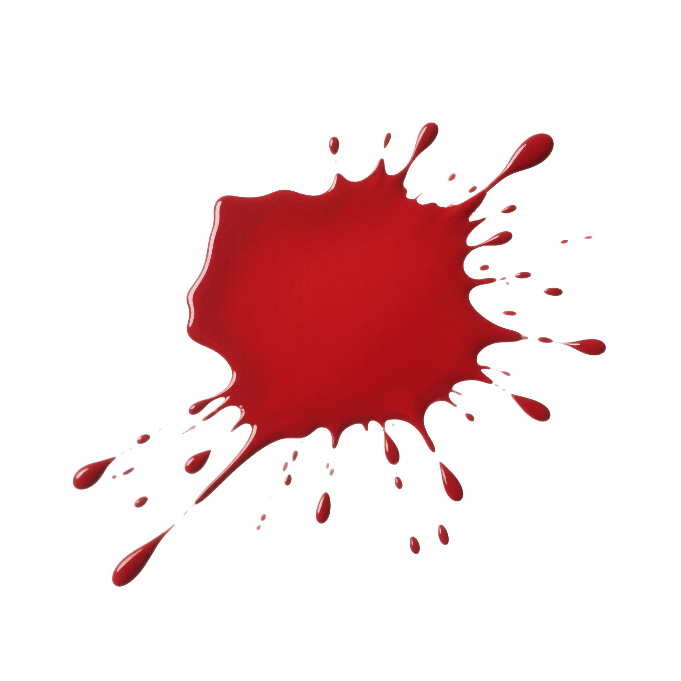 血液滴溅血迹插画