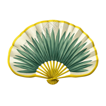 蒲扇夏日清凉元素