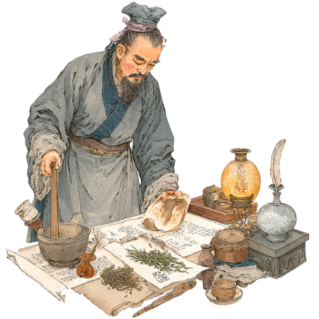 古代中医商用素材