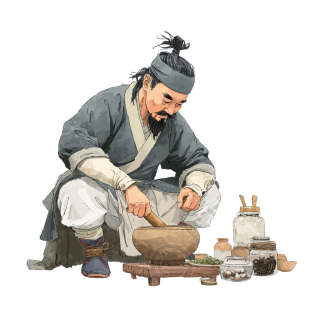 古代中医商用插图