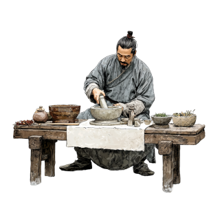古代中医商用插画