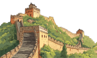 长城景色唯美插图