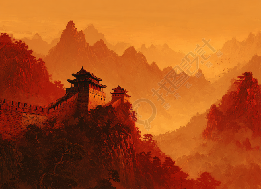 长城高清图形素材
