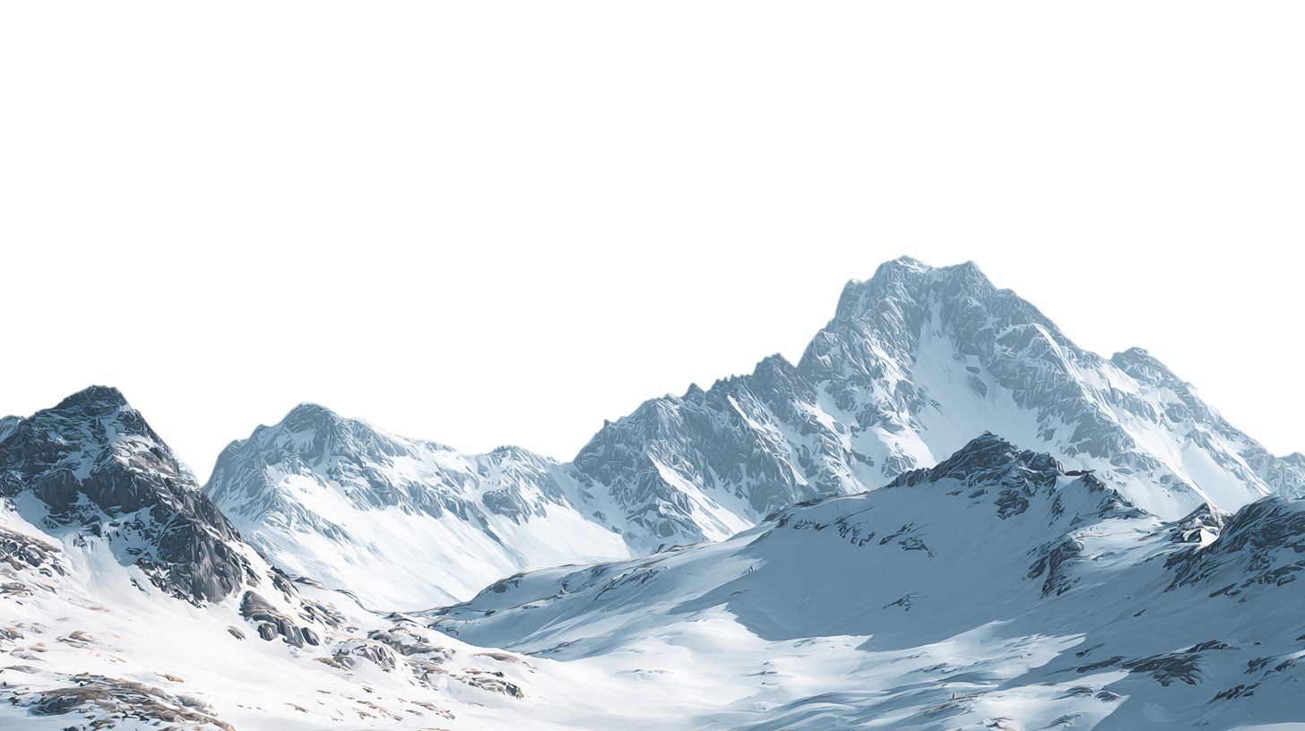 高山雪峰高清PNG元素