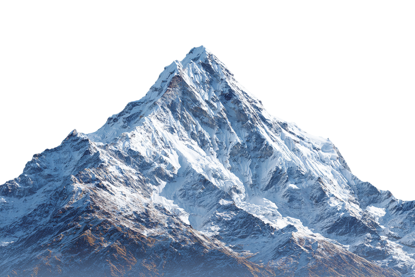 高山透明背景素材