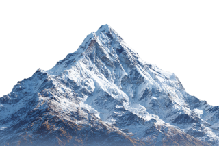 高山透明背景素材