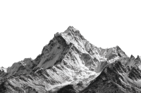 高山透明背景插画