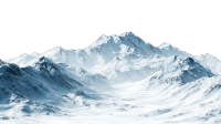 高山雪峰高清PNG插画
