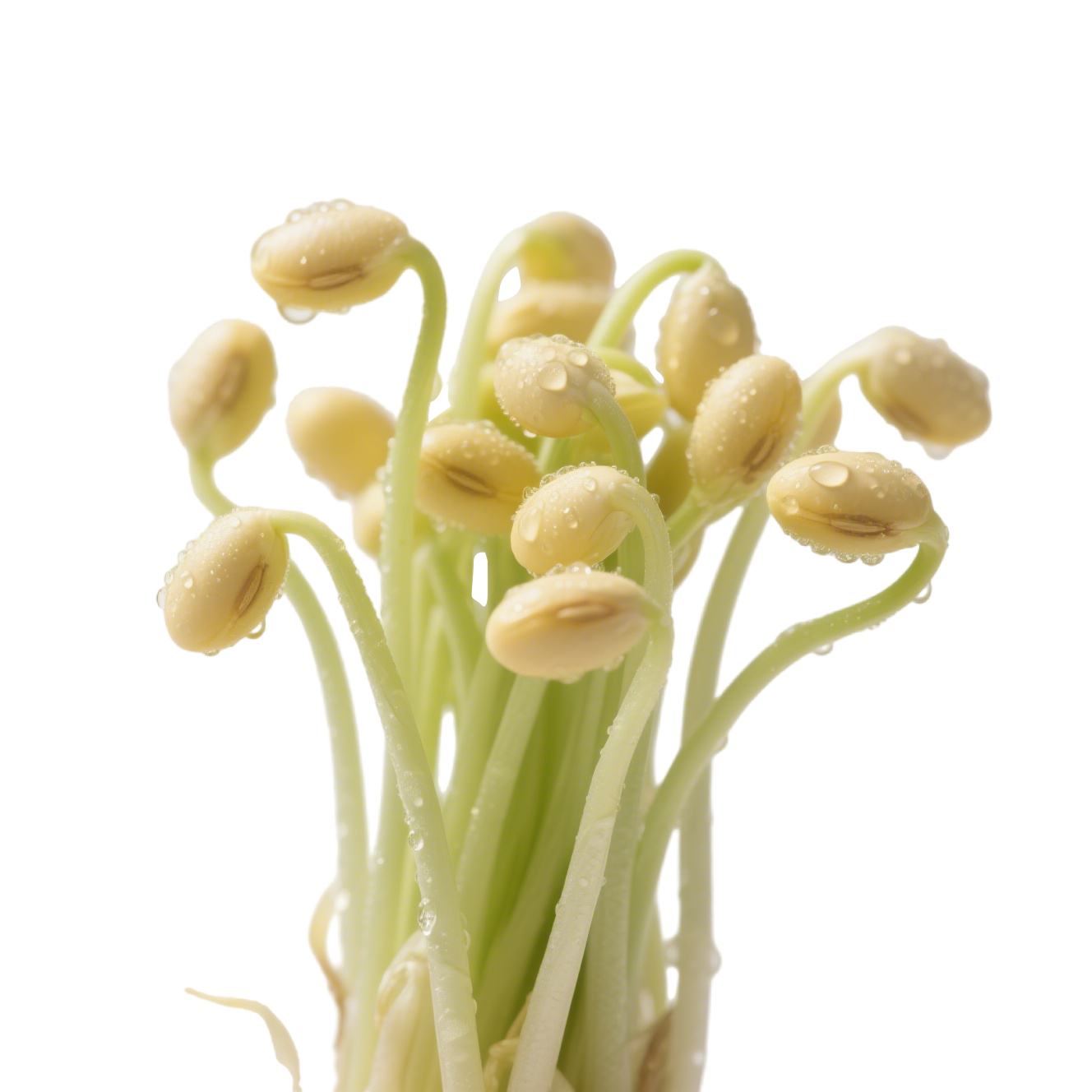 新鲜黄豆芽元素