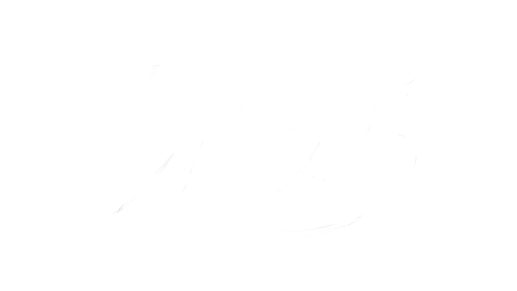 2025艺术字透明背景插画