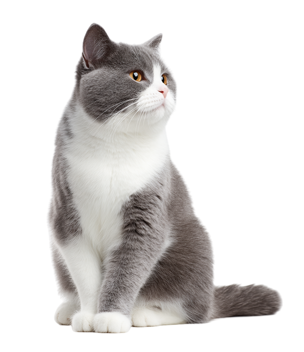 灰色猫创意设计素材