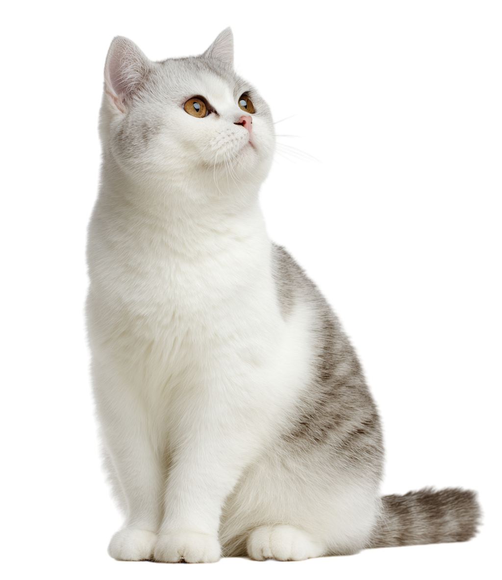 灰色猫高清PNG素材