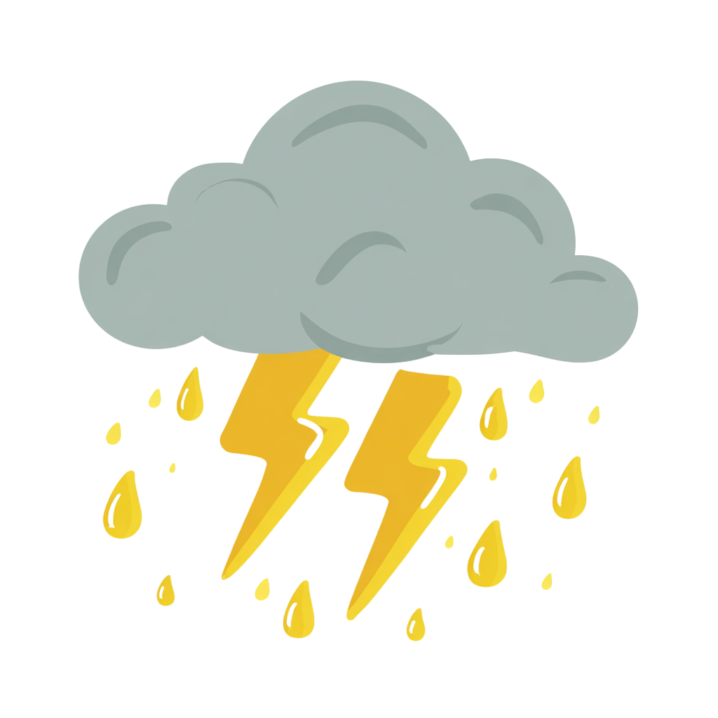 降雨灰色云朵素材