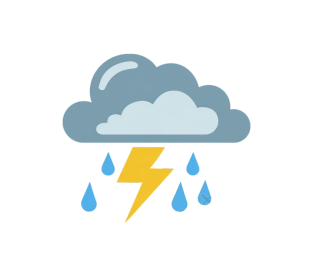 降雨图标插图