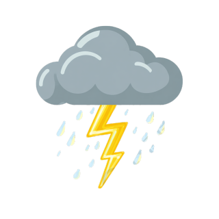 降雨灰色云朵元素