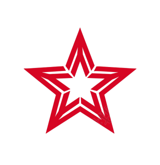 红色党政五角星素材