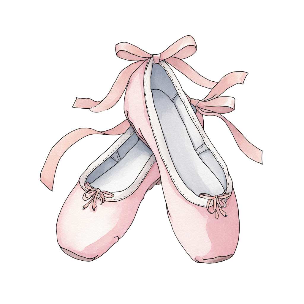 粉白色芭蕾舞鞋插图