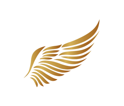 金色翅膀logo矢量素材