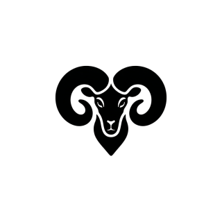 羊logo矢量元素