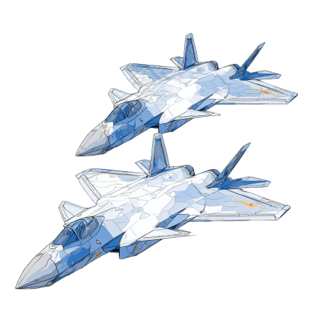 阅兵战斗机插图