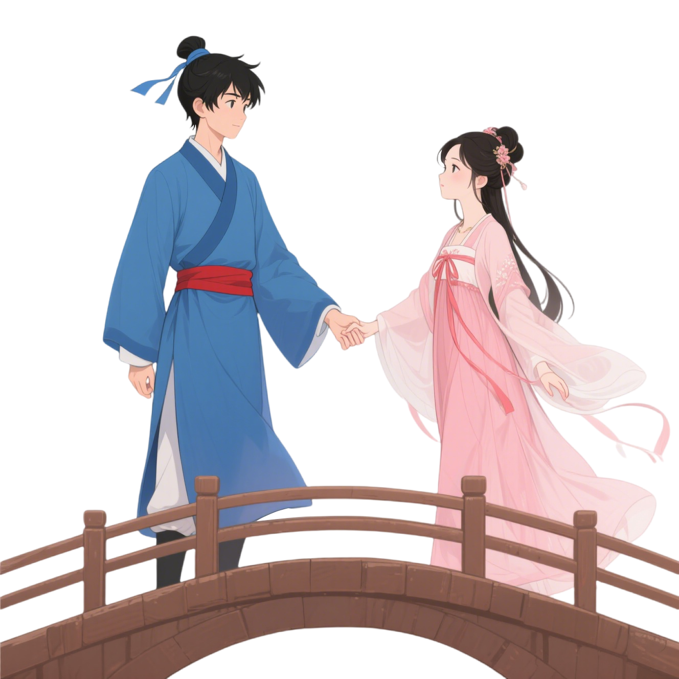 牛郎织女鹊桥元素