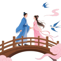 牛郎织女鹊桥素材