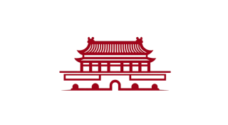 天安门红色简约素材