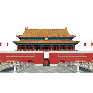 北京天安门商用插图