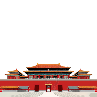 天安门透明背景素材