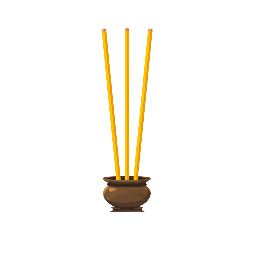 祭祖香炉插画