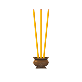 祭祖香炉插画