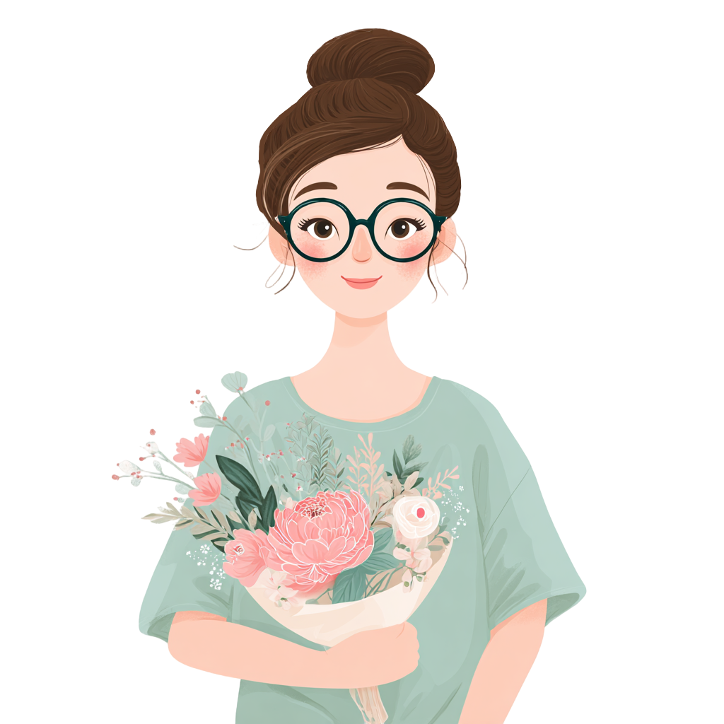 教师节赠送鲜花插图