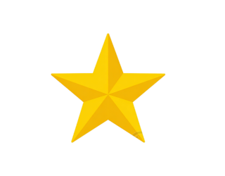 简约星星透明背景元素
