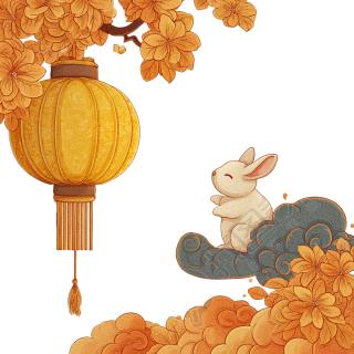 中秋节玉兔商用元素