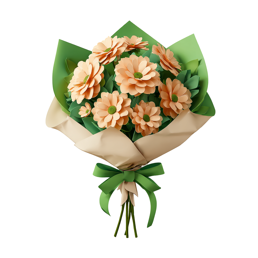 教师节花束矢量元素