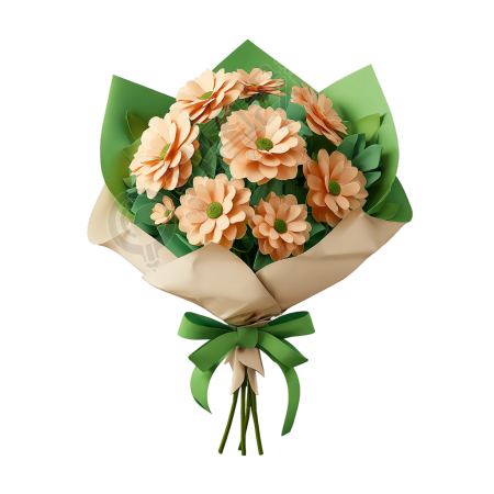 教师节花束矢量元素